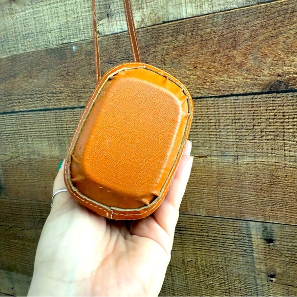 Vintage Leather/Cowhide Wrapped Tequila Collectable Bottle W Strap - Picture 6 of 6